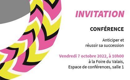Conférence sur la transmission d'entreprise | vendredi 7 octobre 2022